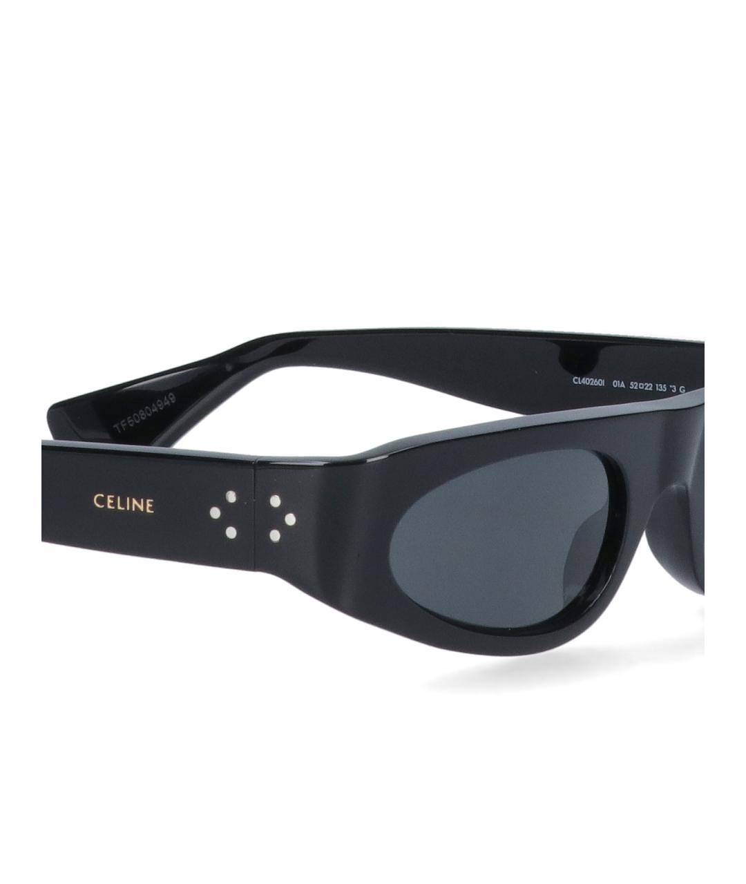 CELINE Черные солнцезащитные очки, фото 3