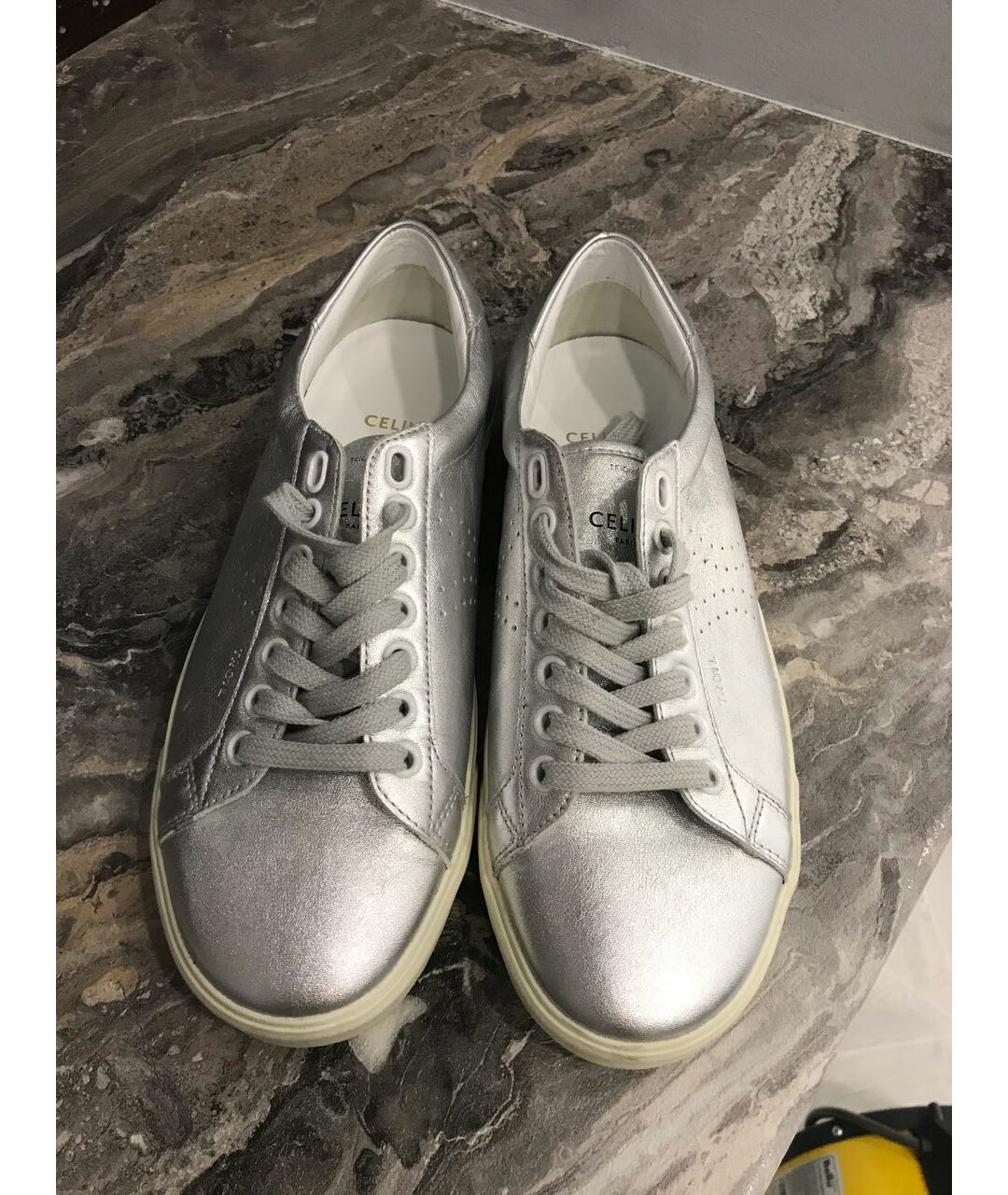 CELINE PRE-OWNED Серебряные кроссовки, фото 2