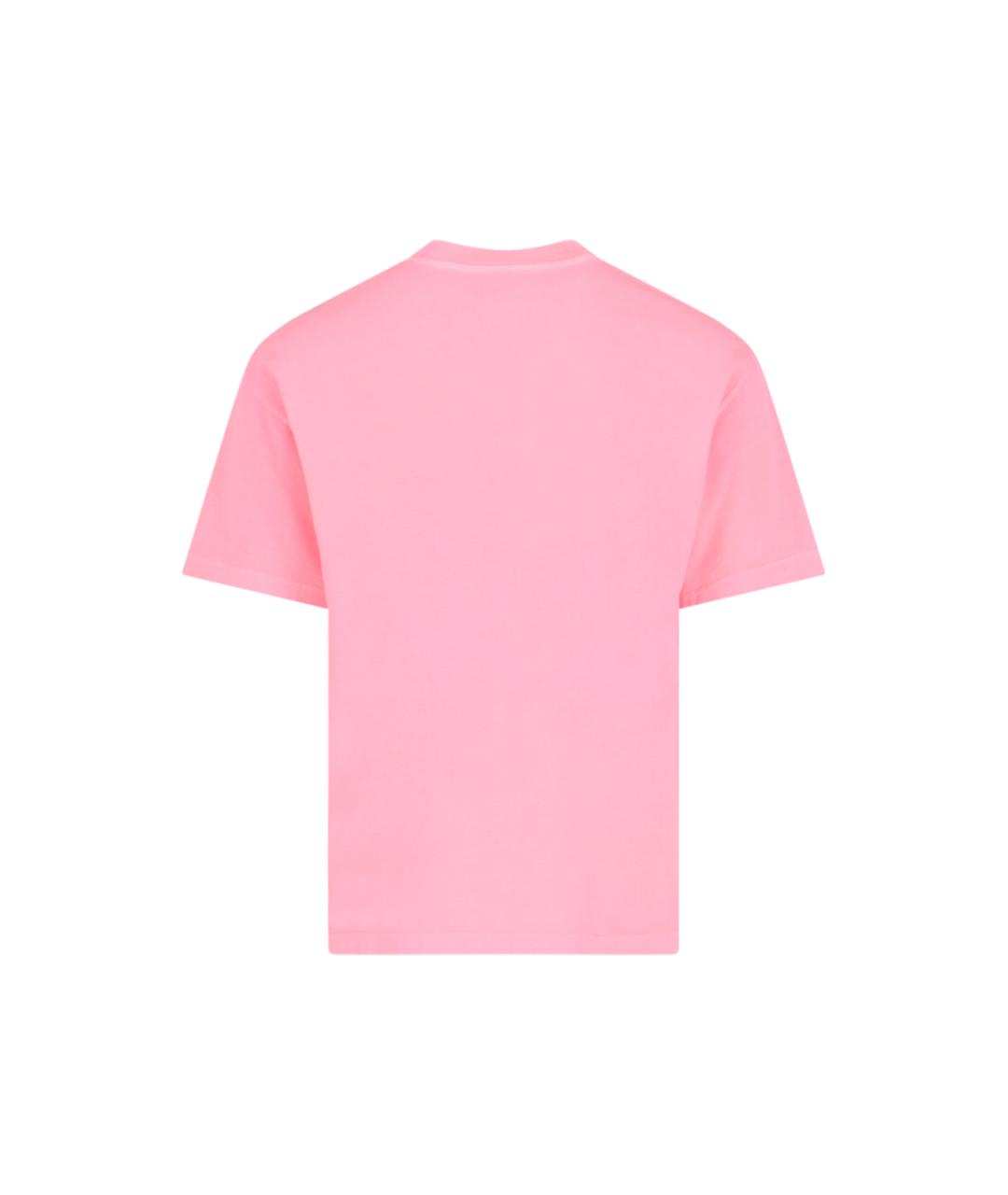 A.P.C. Розовая хлопковая футболка, фото 3