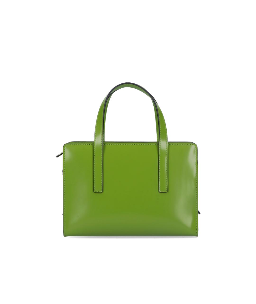 PRADA Зеленая кожаная сумка тоут, фото 3
