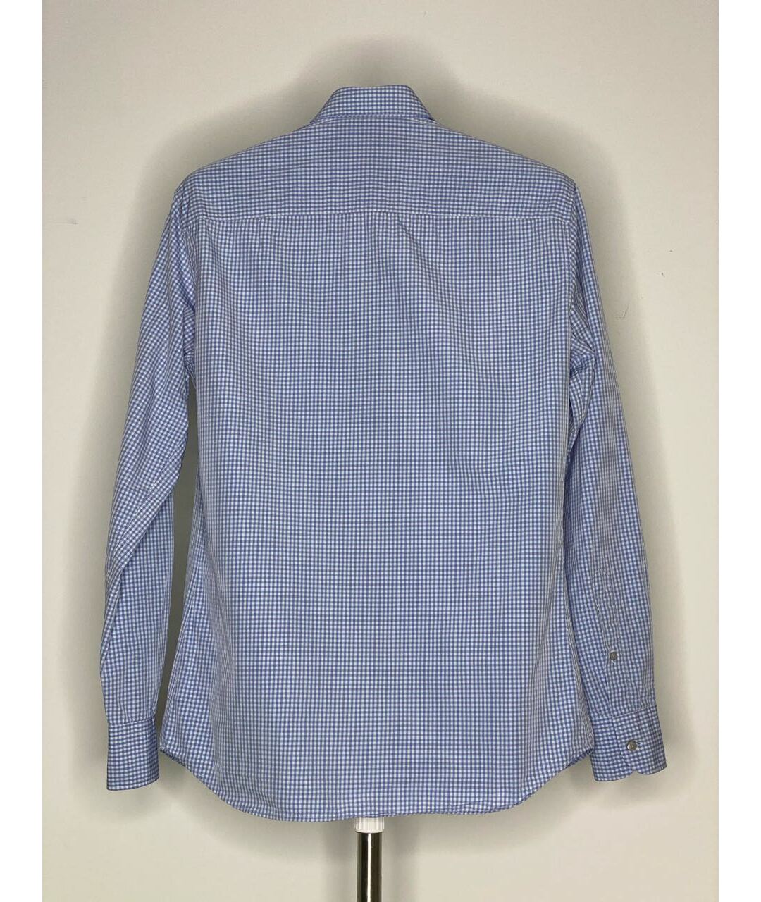 ZZEGNA Голубая хлопковая классическая рубашка, фото 2