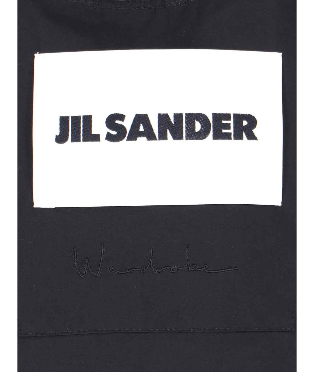 JIL SANDER Черная хлопковая парка, фото 5