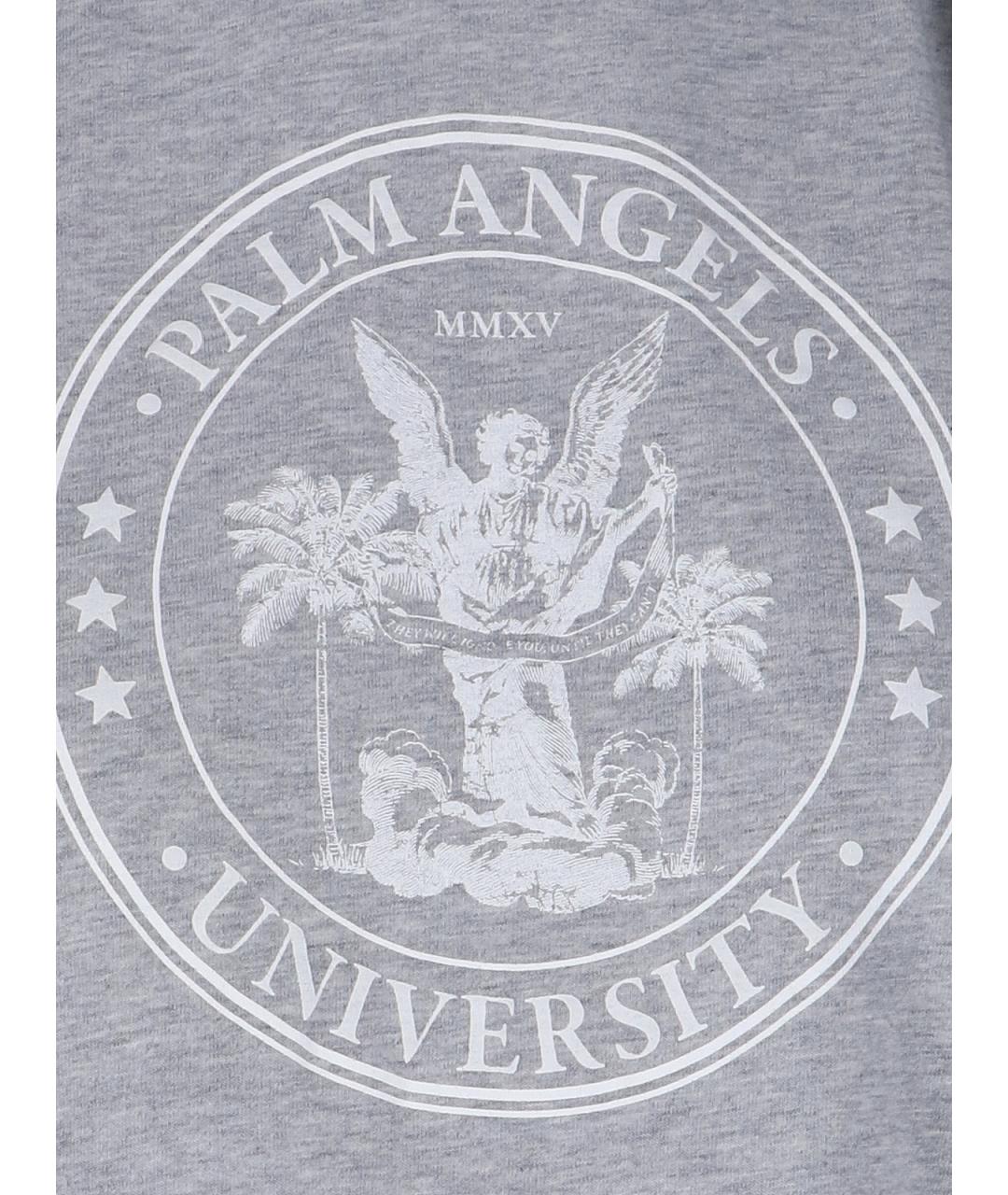PALM ANGELS Серая футболка, фото 4