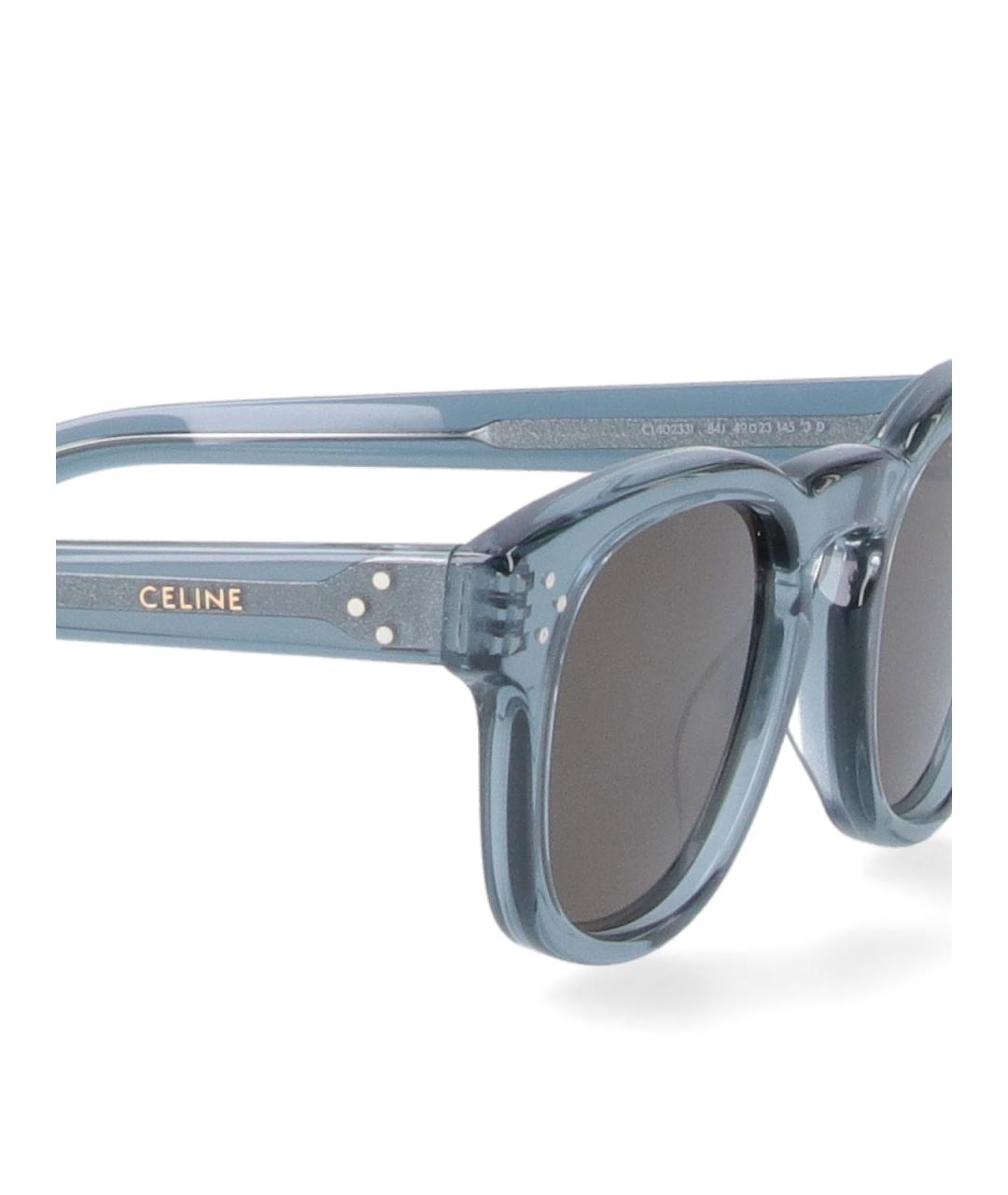 CELINE PRE-OWNED Синие солнцезащитные очки, фото 3