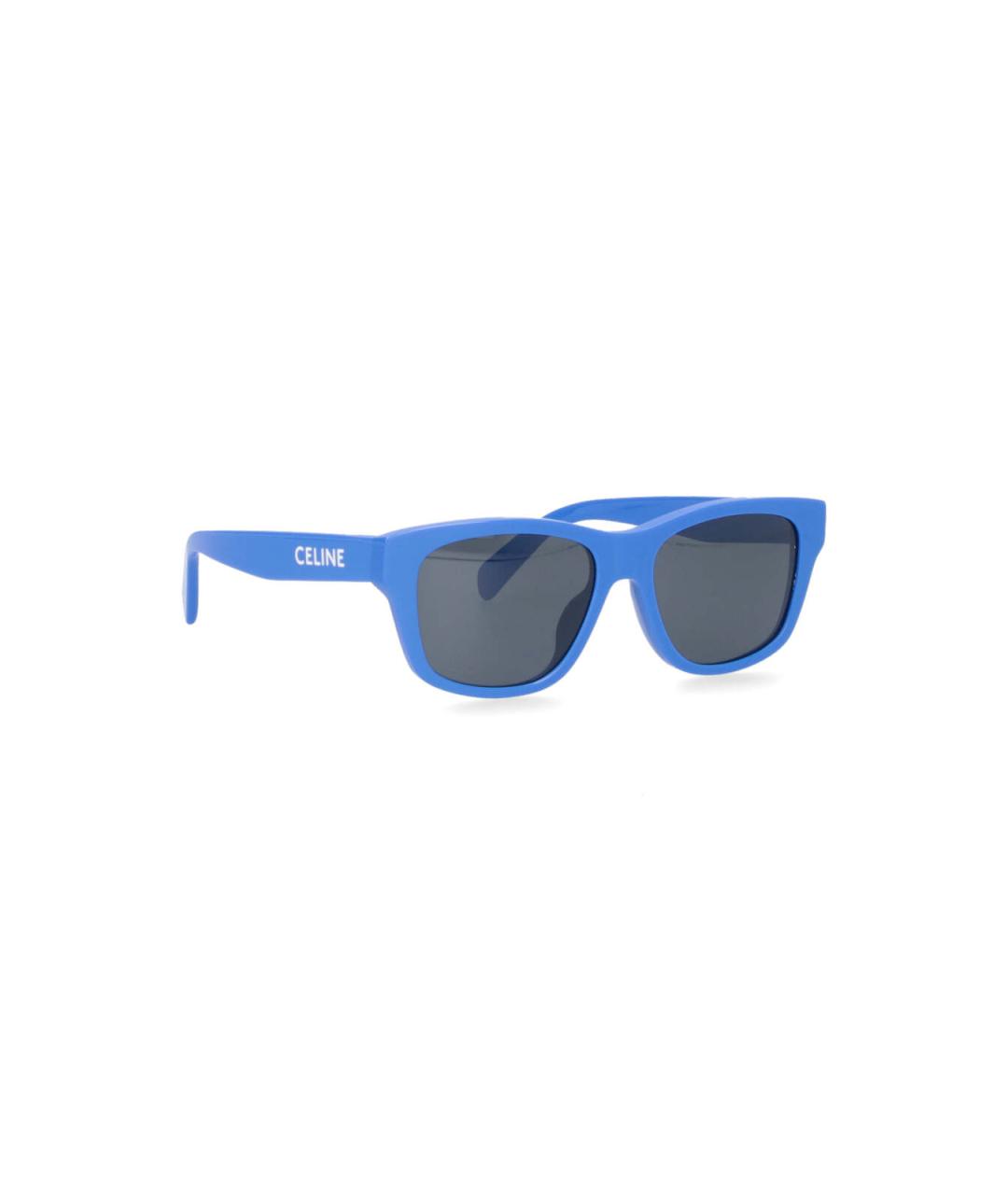 CELINE PRE-OWNED Синие солнцезащитные очки, фото 2