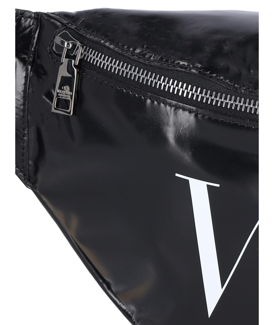 VALENTINO Черная поясная сумка, фото 4