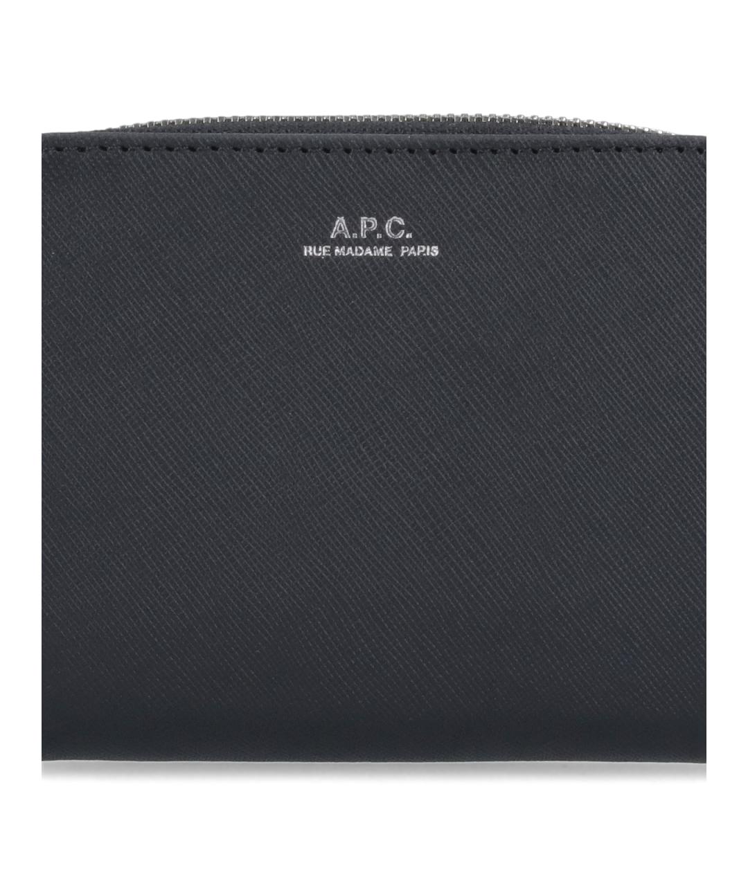 A.P.C. Черный кошелек, фото 4