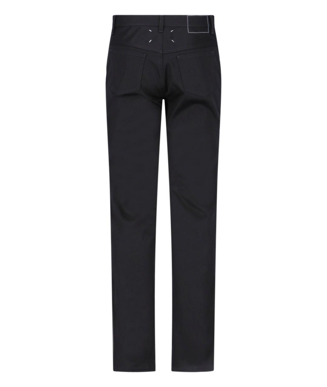 MAISON MARGIELA Черные прямые джинсы, фото 3