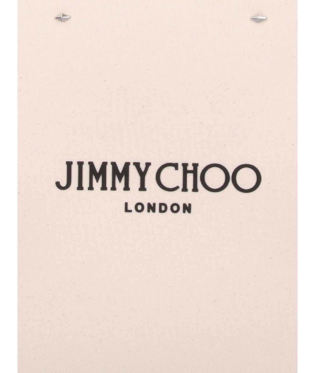 JIMMY CHOO Бежевая сумка тоут, фото 4