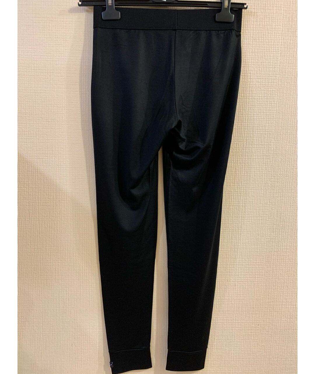 VDP Черные шерстяные брюки узкие, фото 2