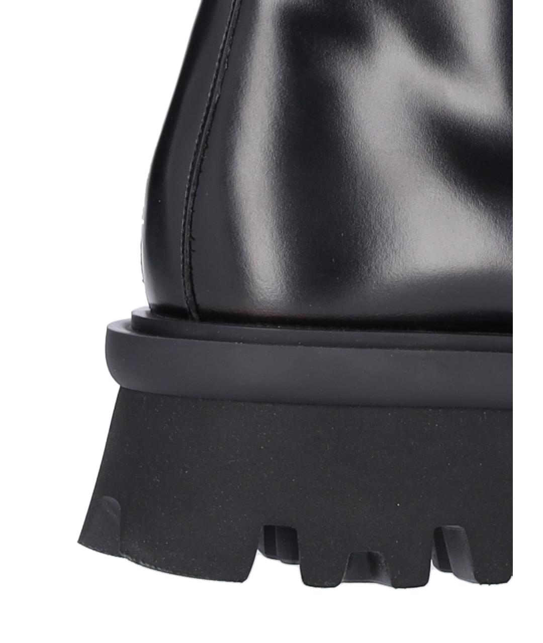 FERRAGAMO Черные ботинки, фото 4