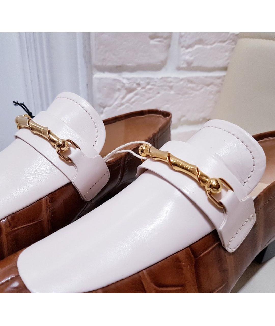 JOSEPH Коричневые кожаные лоферы, фото 7