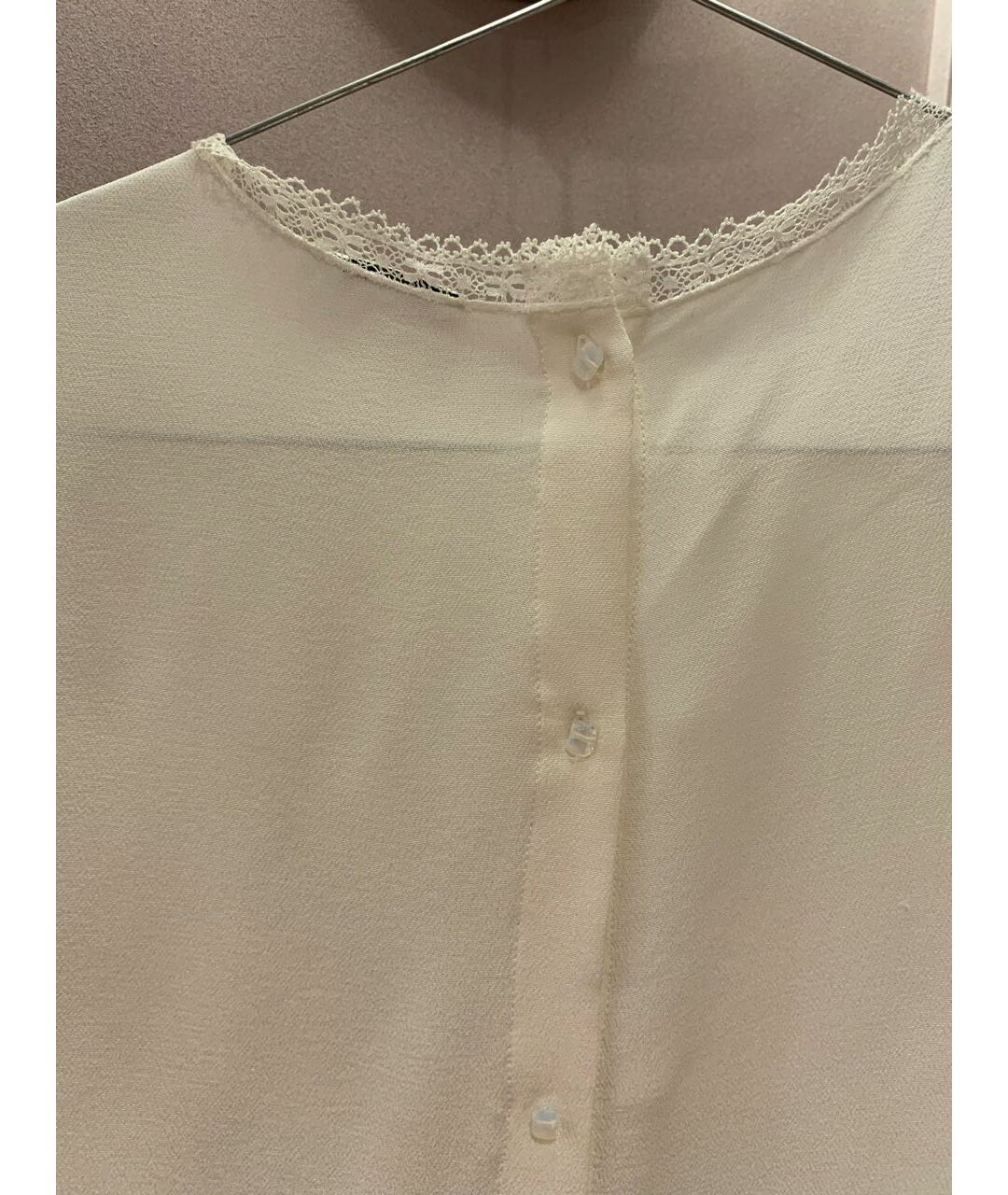 VILSHENKO Белая шелковая рубашка, фото 6