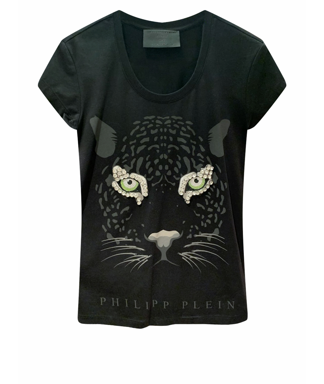 PHILIPP PLEIN Черная хлопковая рубашка, фото 1