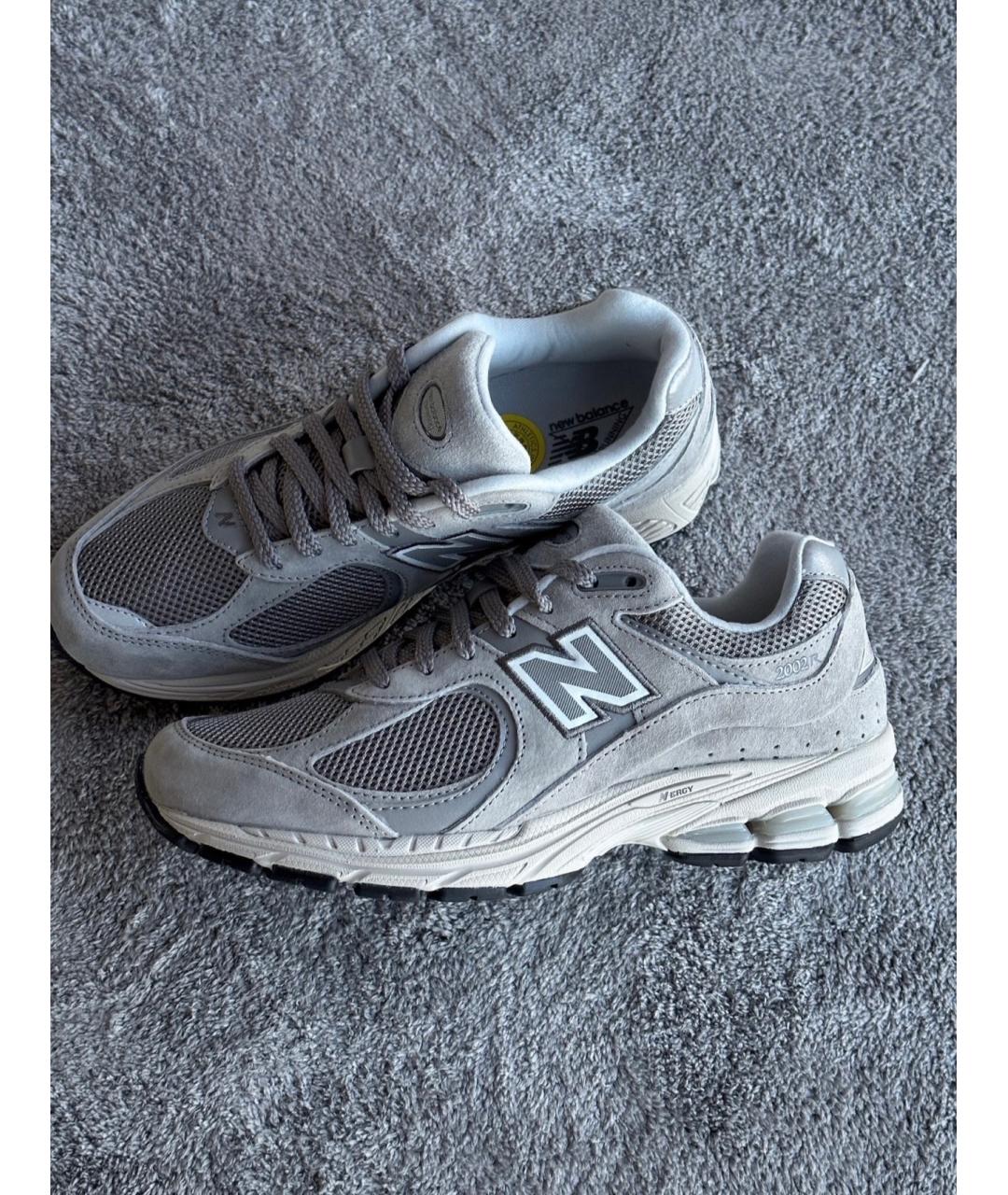 NEW BALANCE Серые замшевые кроссовки, фото 5