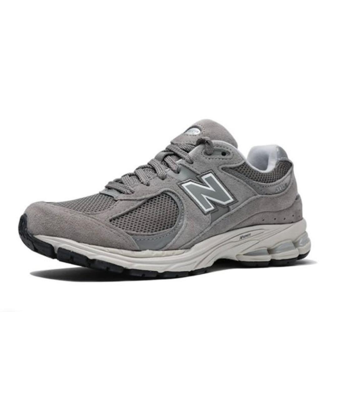 NEW BALANCE Серые замшевые кроссовки, фото 2