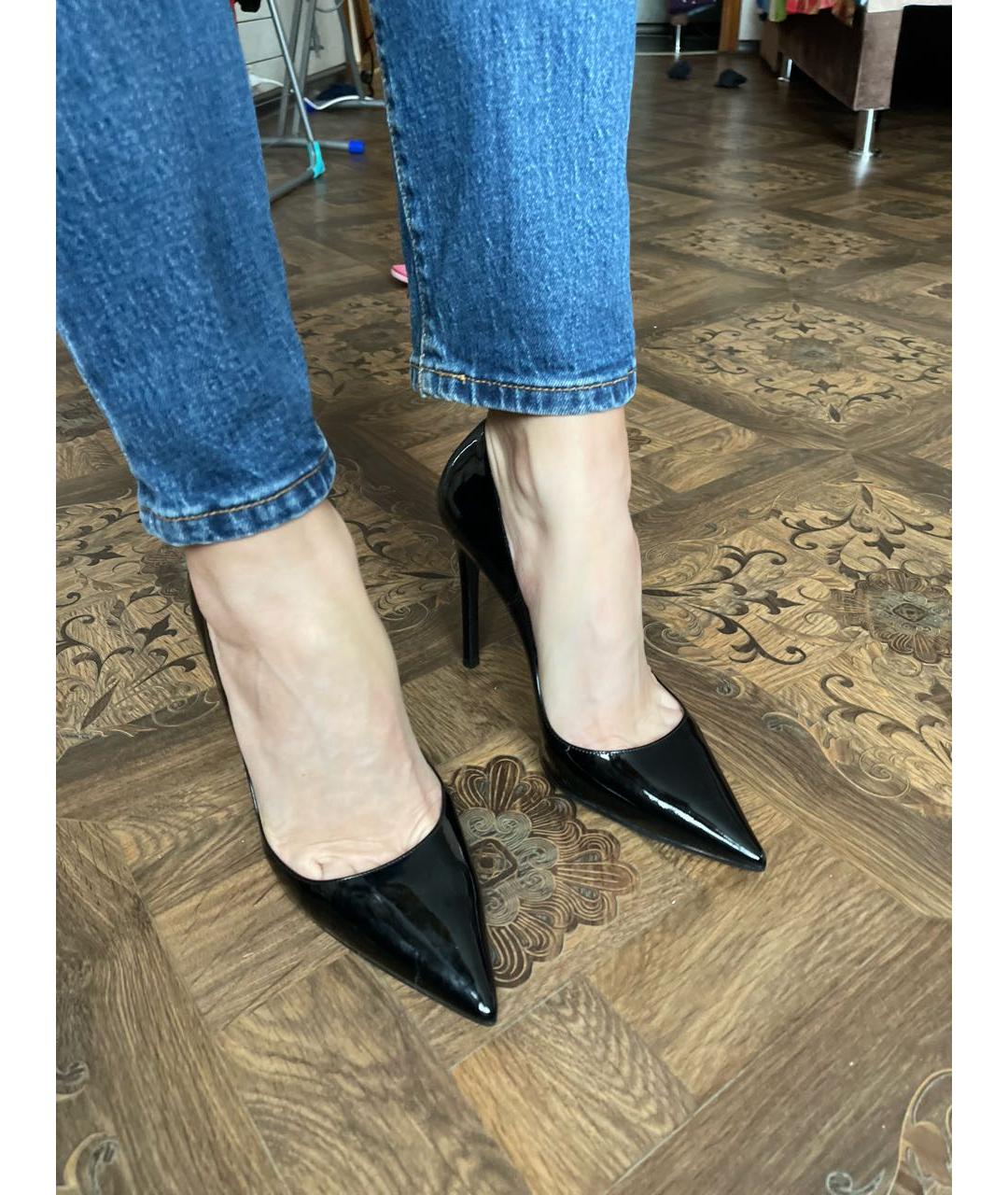 PRADA Черные кожаные туфли, фото 8
