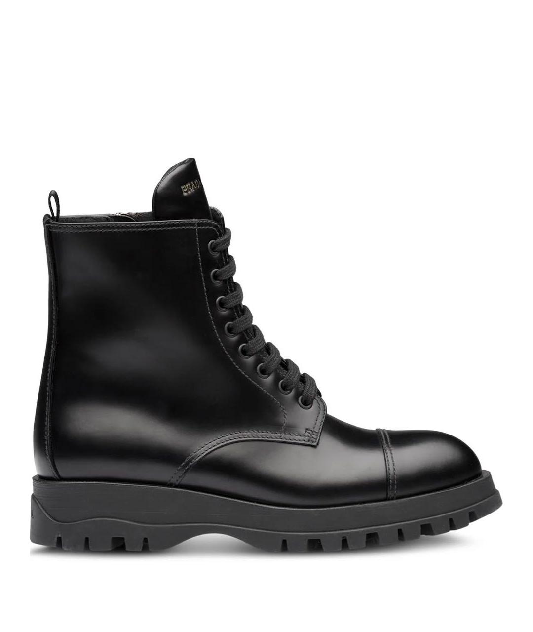 Prada lace cheap up combat boots