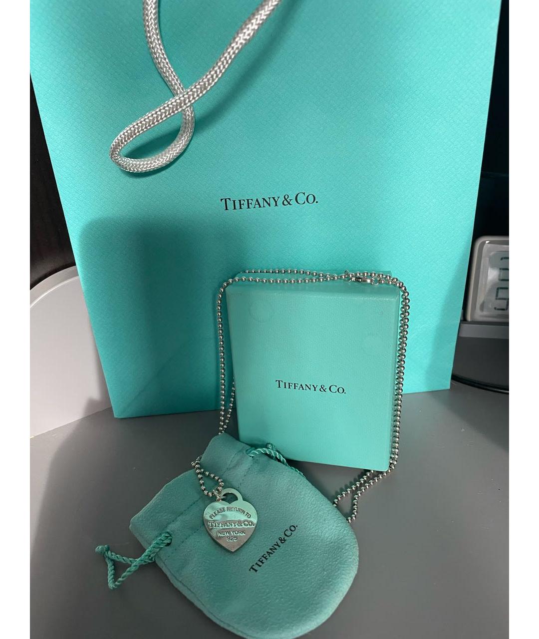 TIFFANY&CO Серебряная серебряная подвеска, фото 3