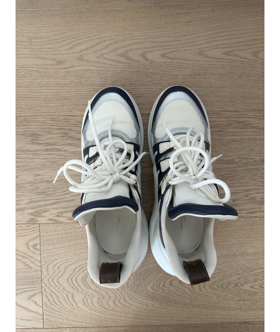 LOUIS VUITTON Мульти кожаные кроссовки, фото 3