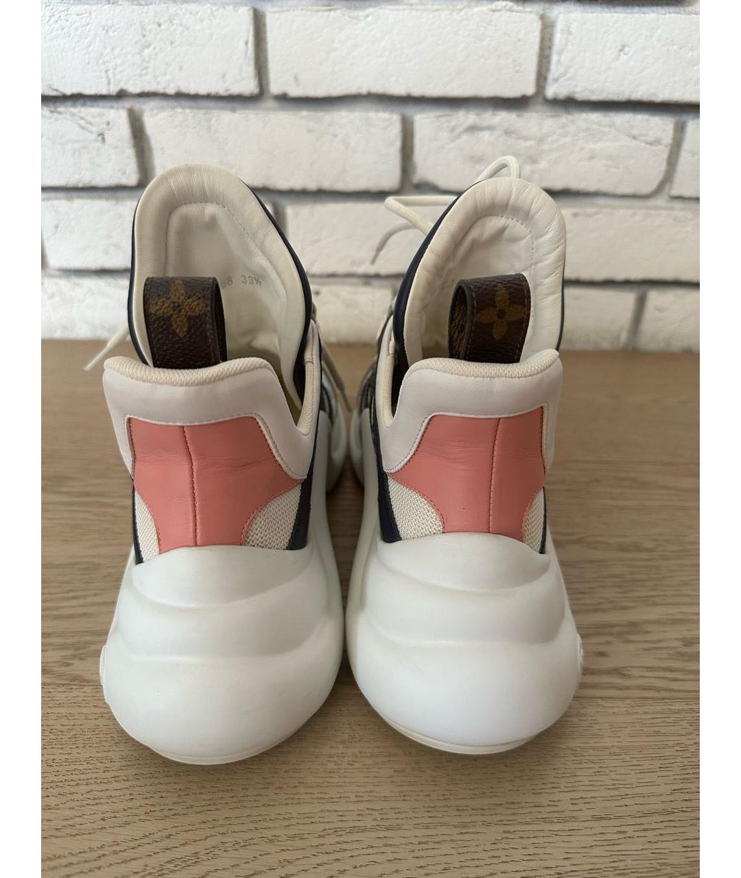 LOUIS VUITTON Мульти кожаные кроссовки, фото 4