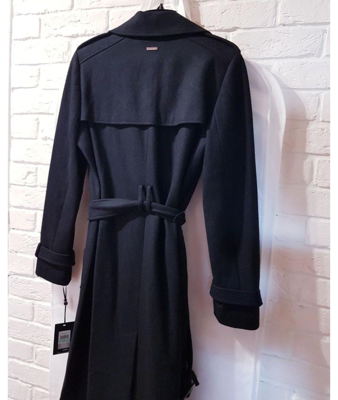 DKNY Черное шерстяное пальто, фото 2