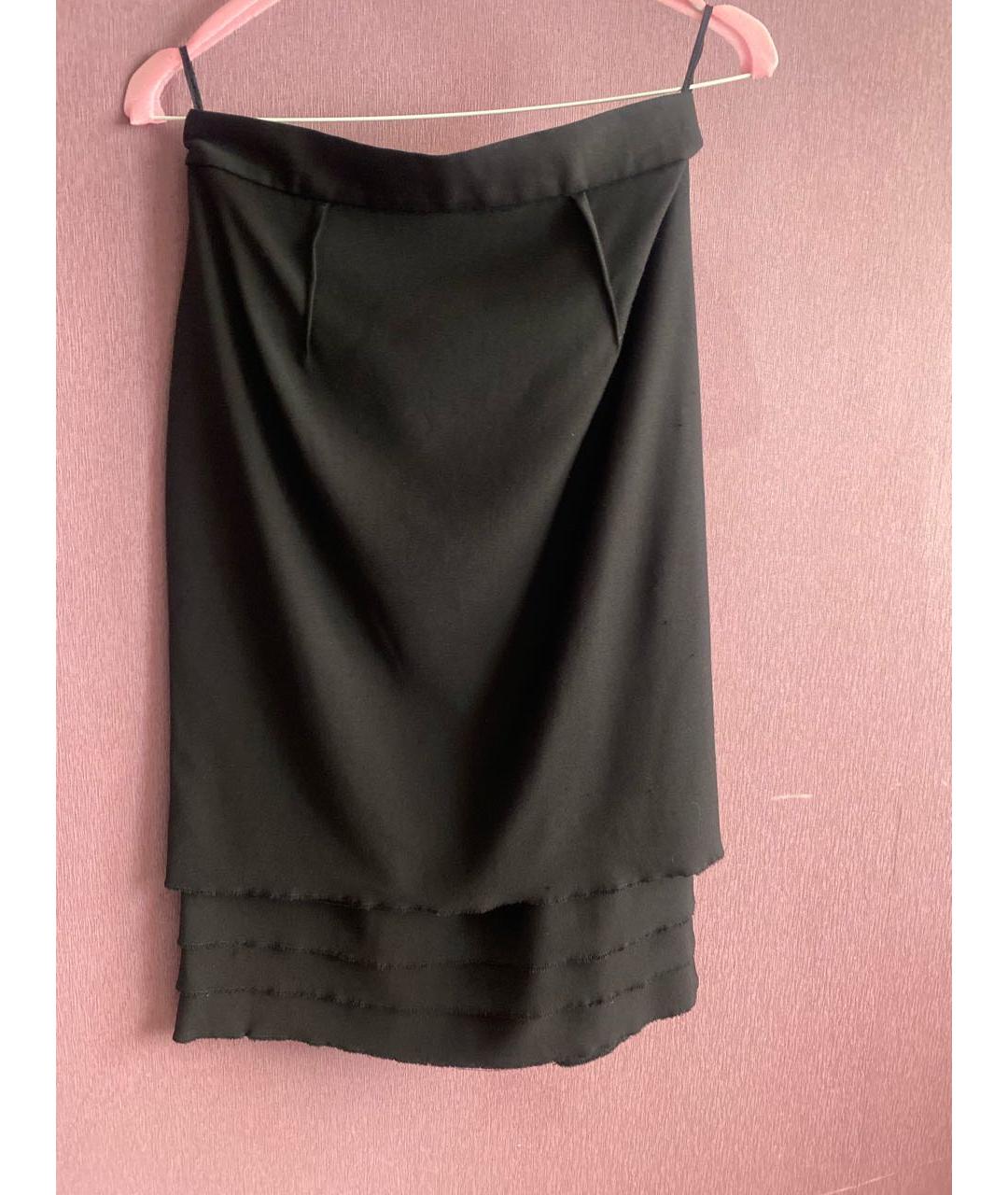 LA PERLA Черный шерстяной костюм с юбками, фото 2