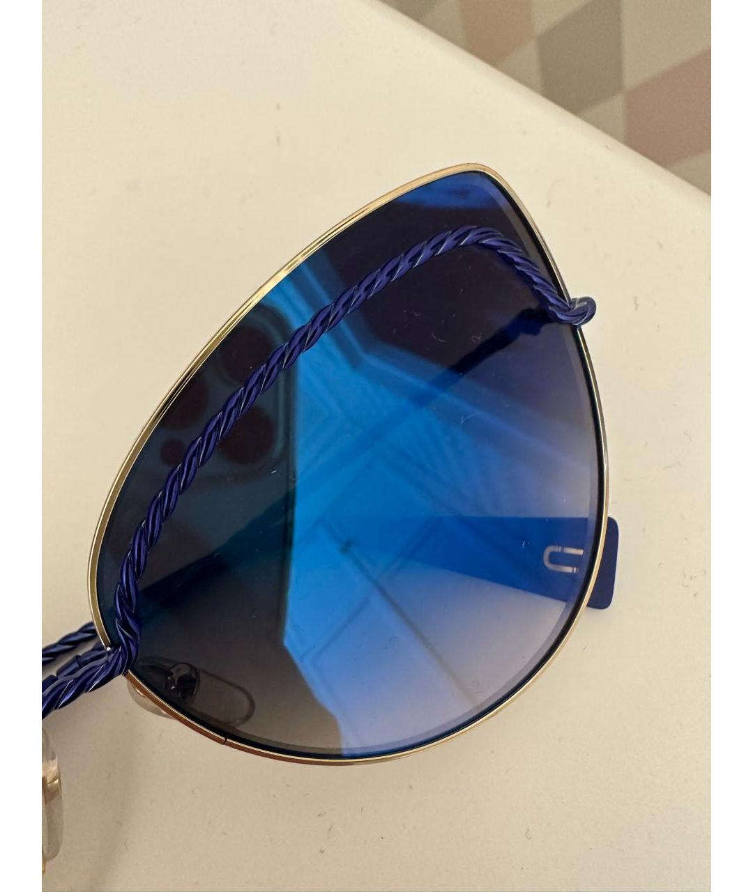 MARC JACOBS Синие металлические солнцезащитные очки, фото 3