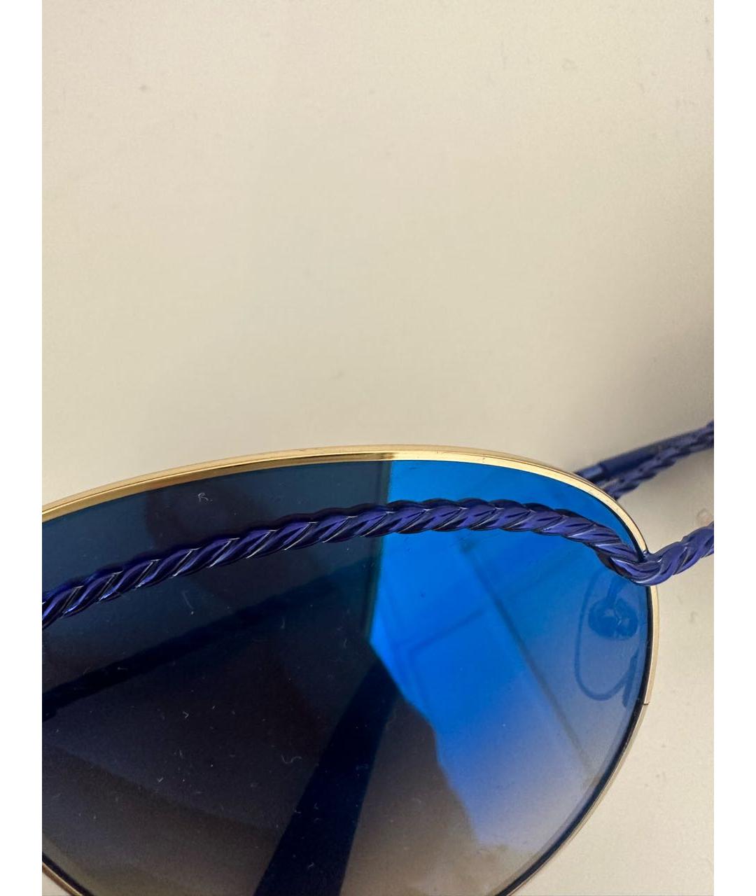 MARC JACOBS Синие металлические солнцезащитные очки, фото 6