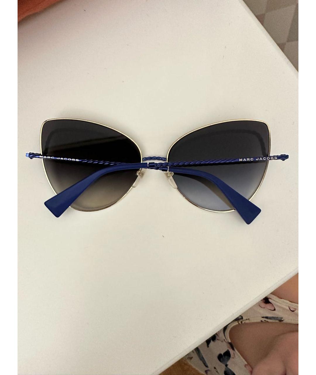 MARC JACOBS Синие металлические солнцезащитные очки, фото 2