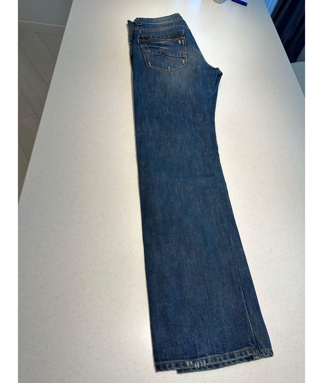 ICEBERG Темно-синие прямые джинсы, фото 5