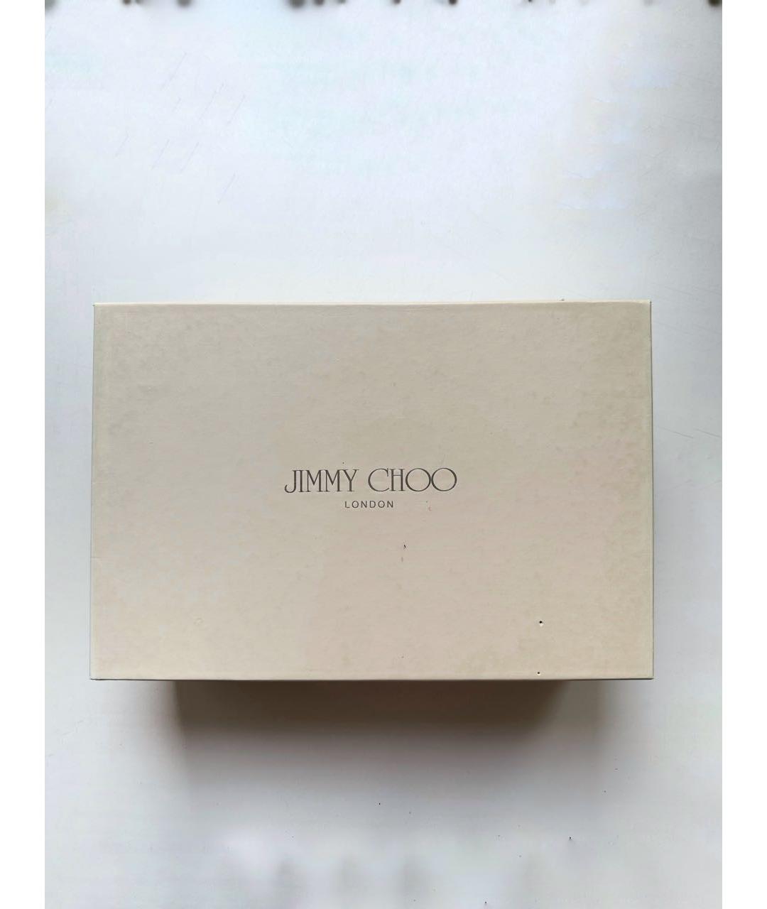 JIMMY CHOO Черные кожаные туфли, фото 5