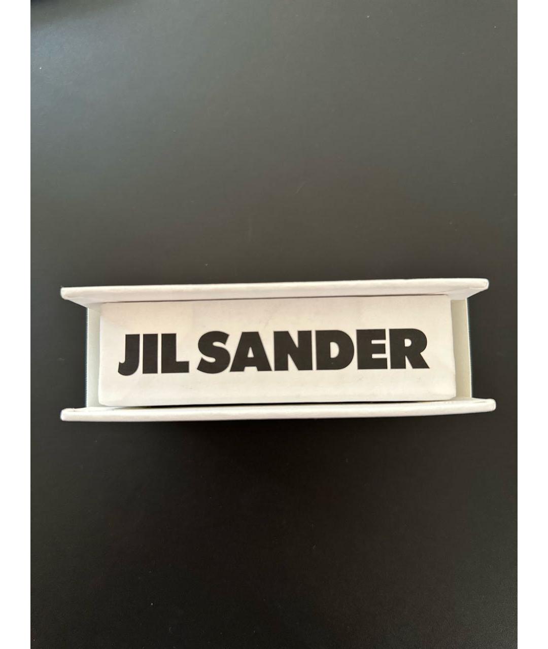 JIL SANDER Золотые латунные серьги, фото 3