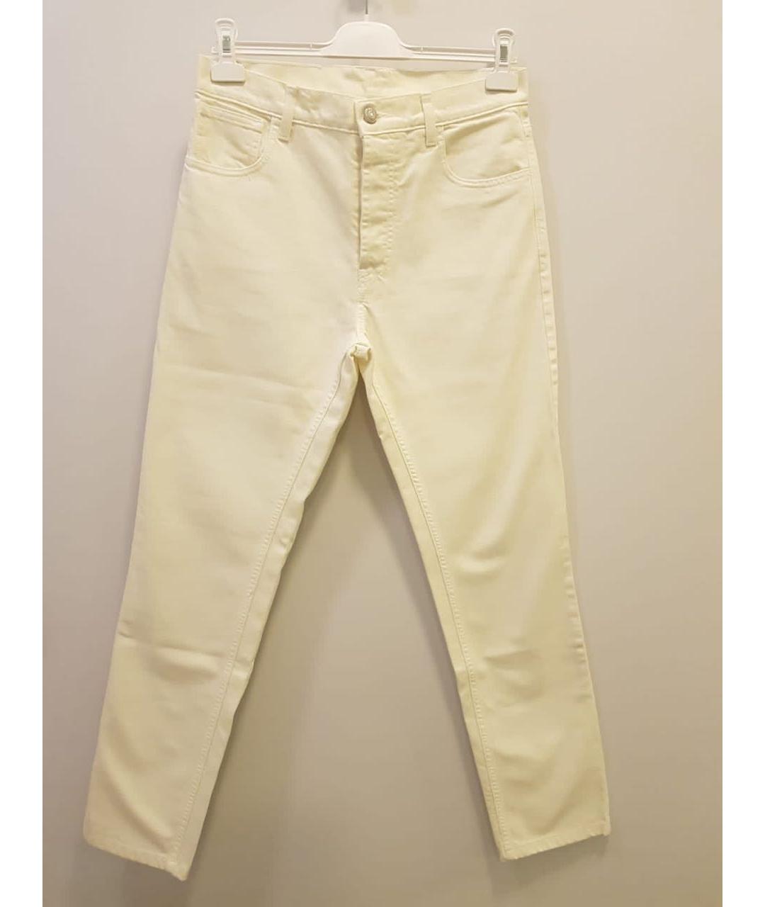 MAGDA BUTRYM Бежевые хлопковые прямые джинсы, фото 6