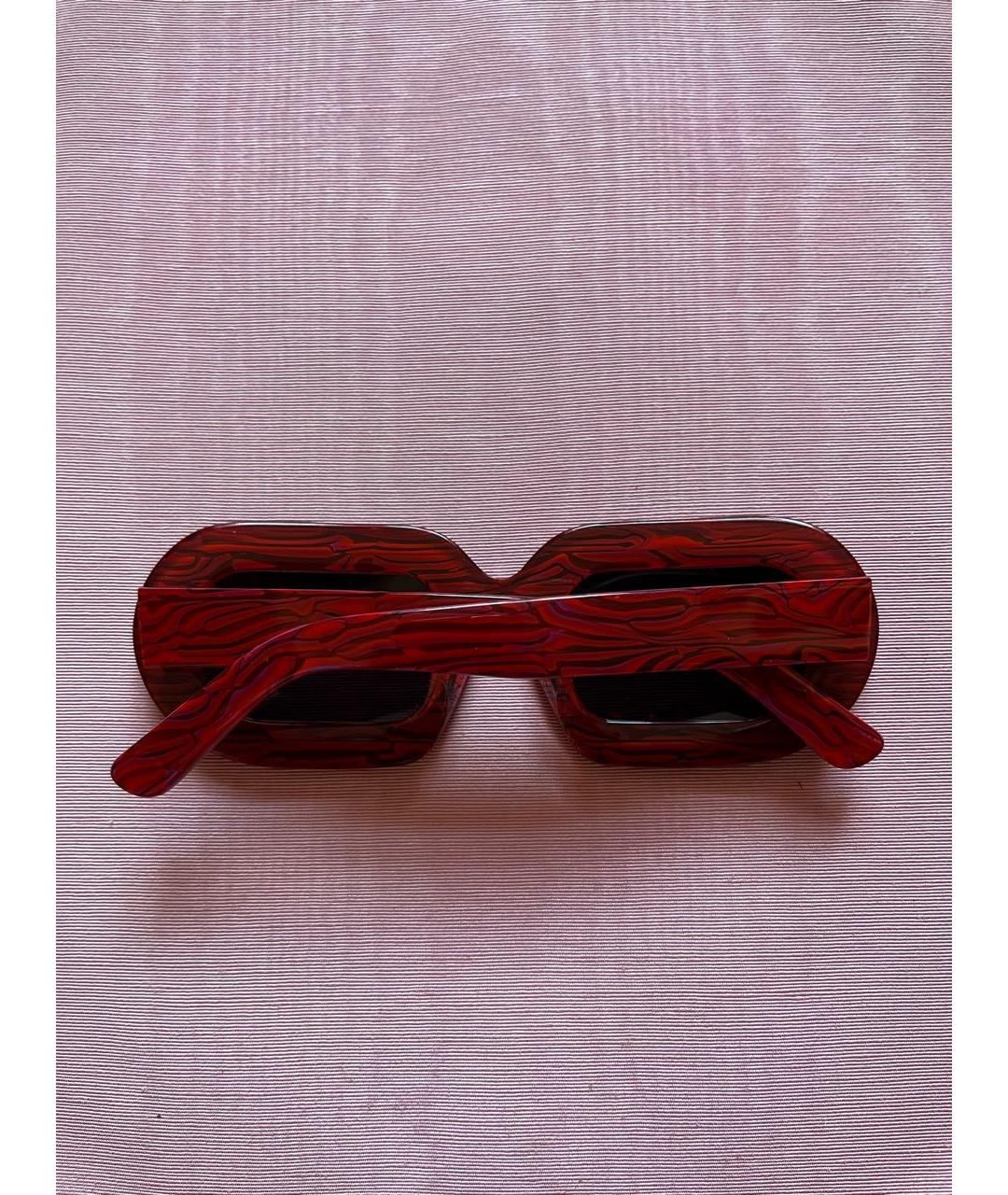 HOUSE OF HOLLAND Красные пластиковые солнцезащитные очки, фото 5