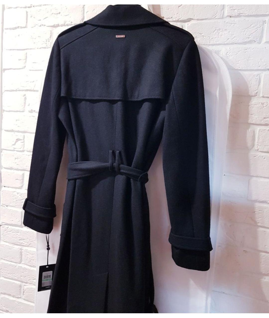 DKNY Черное шерстяное пальто, фото 2