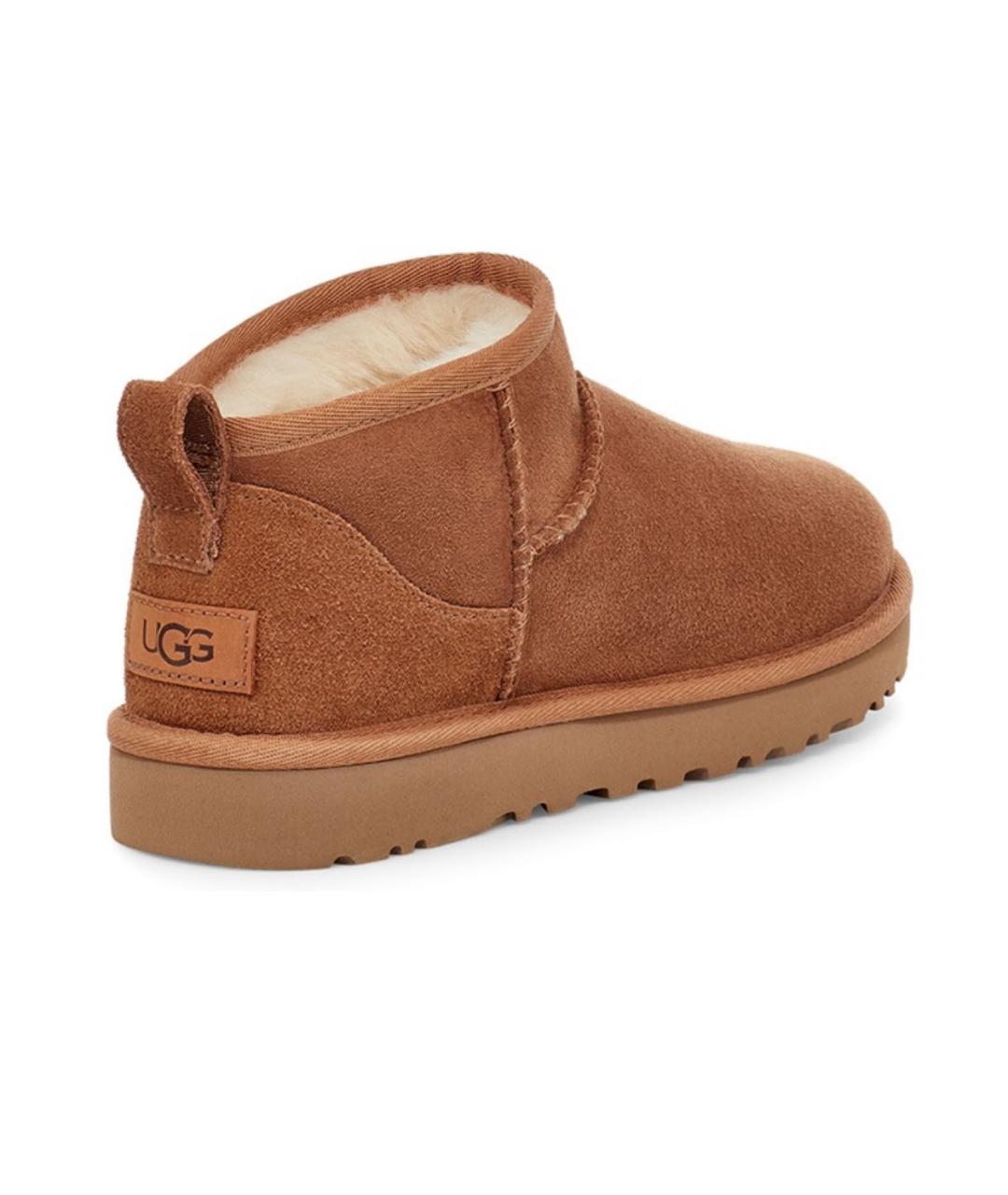 UGG AUSTRALIA Коричневые замшевые ботинки, фото 2