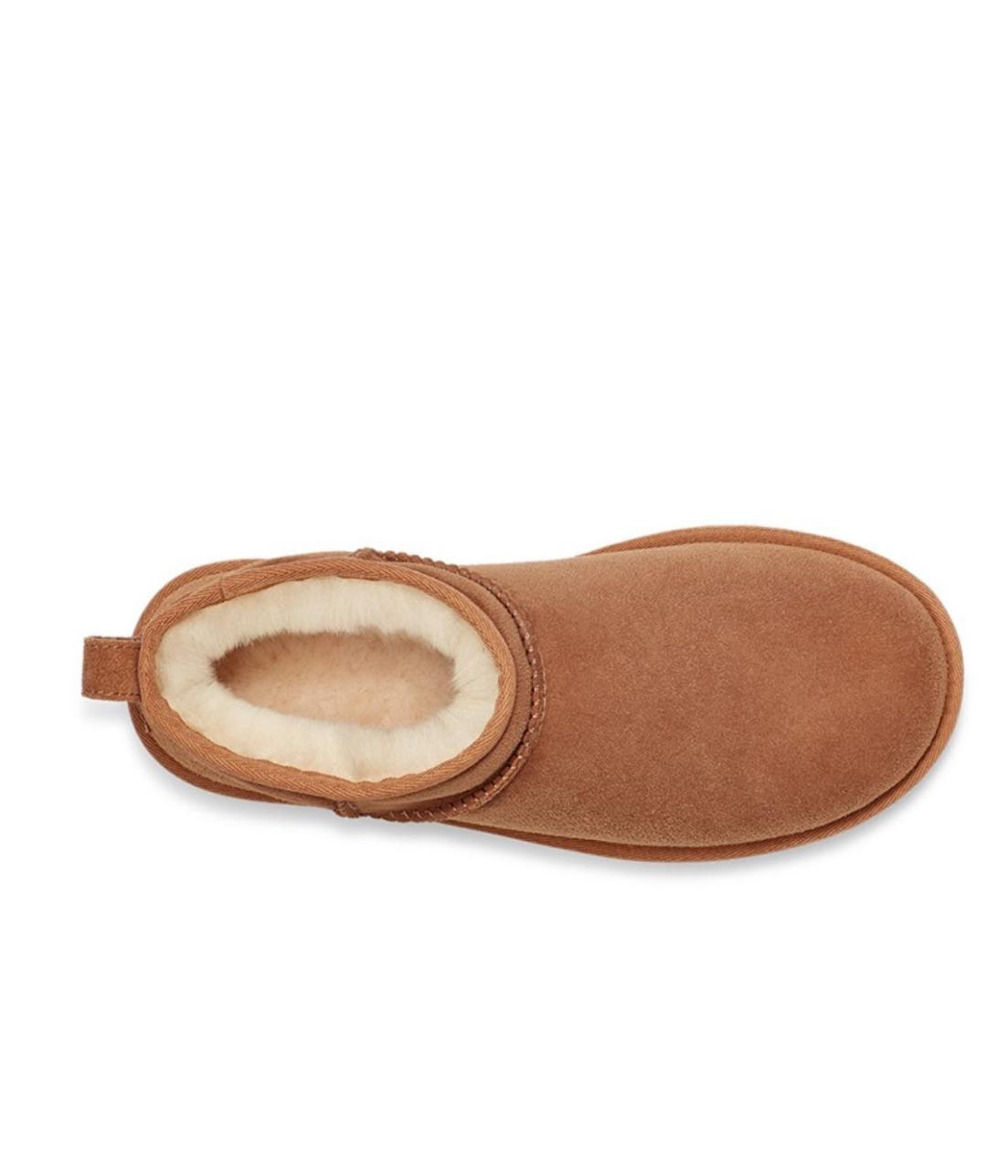 UGG AUSTRALIA Коричневые замшевые ботинки, фото 4