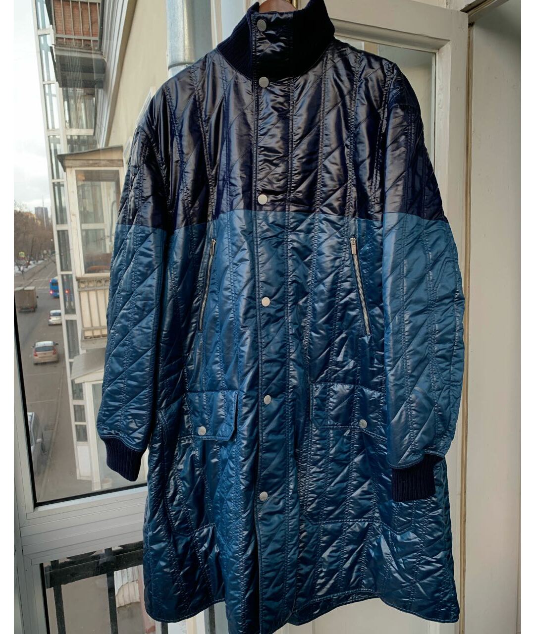 HERMES PRE-OWNED Синее пальто, фото 5