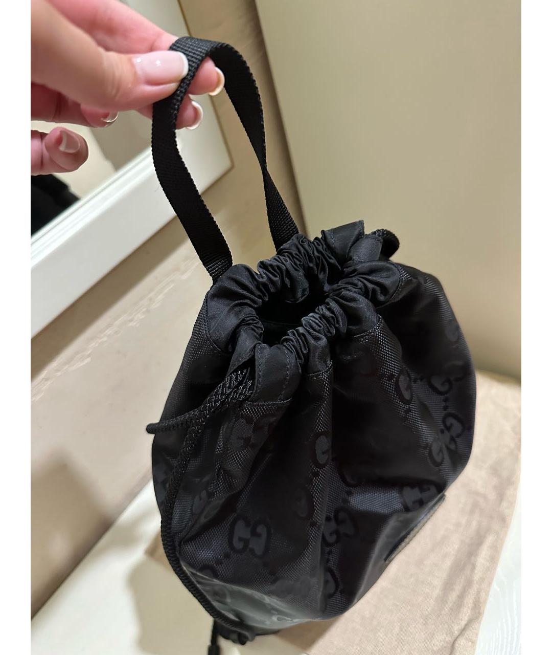 GUCCI Черный тканевый рюкзак, фото 4