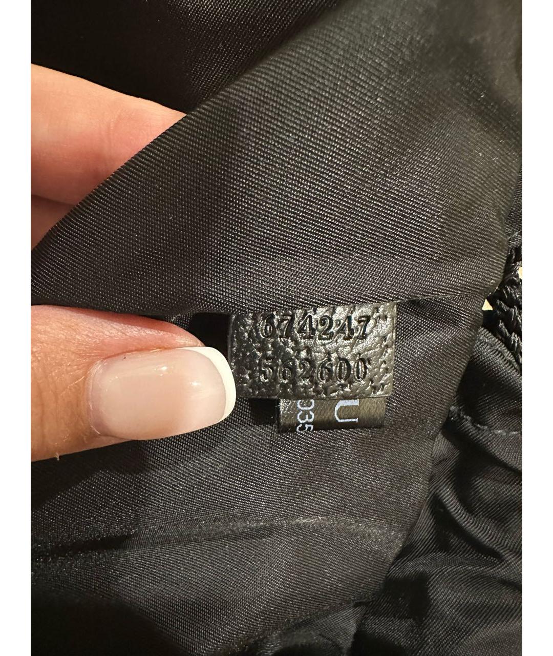 GUCCI Черный тканевый рюкзак, фото 8