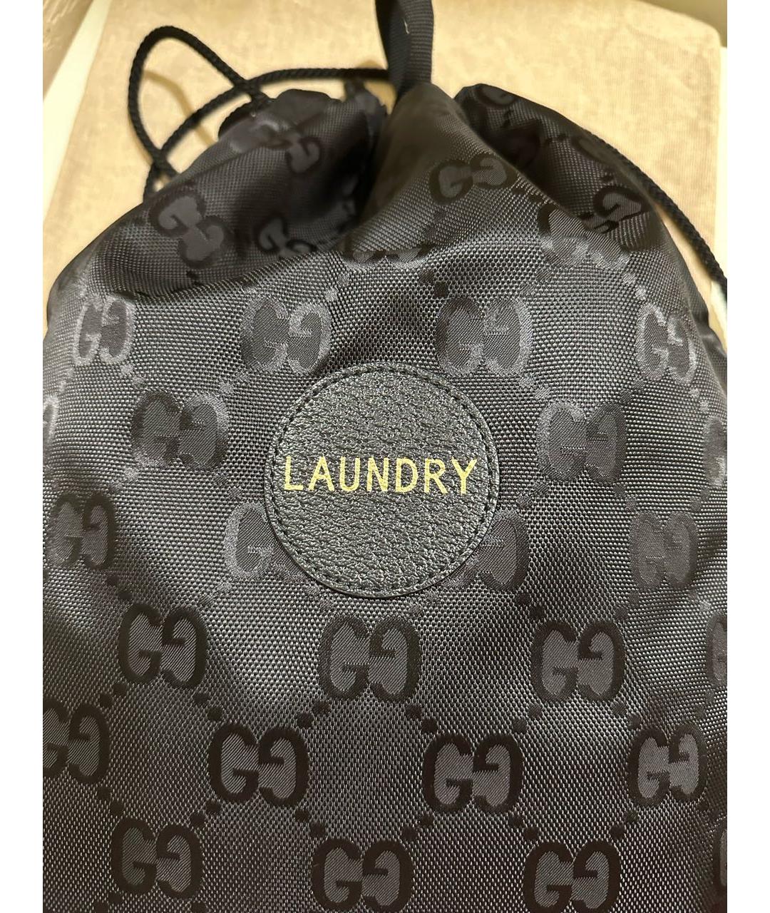 GUCCI Черный тканевый рюкзак, фото 6