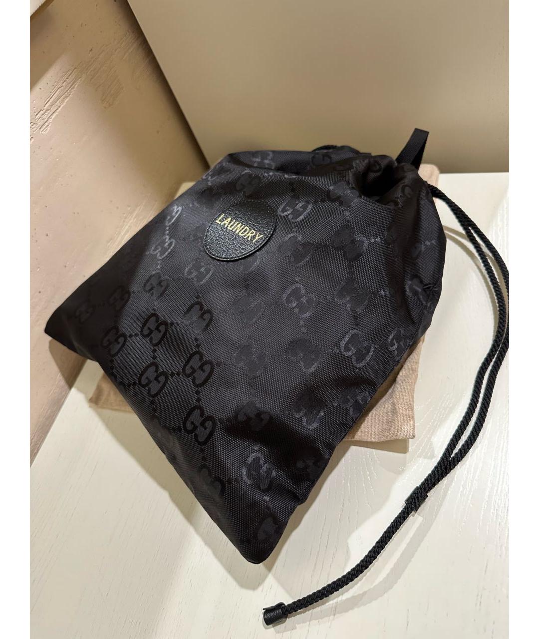 GUCCI Черный тканевый рюкзак, фото 3