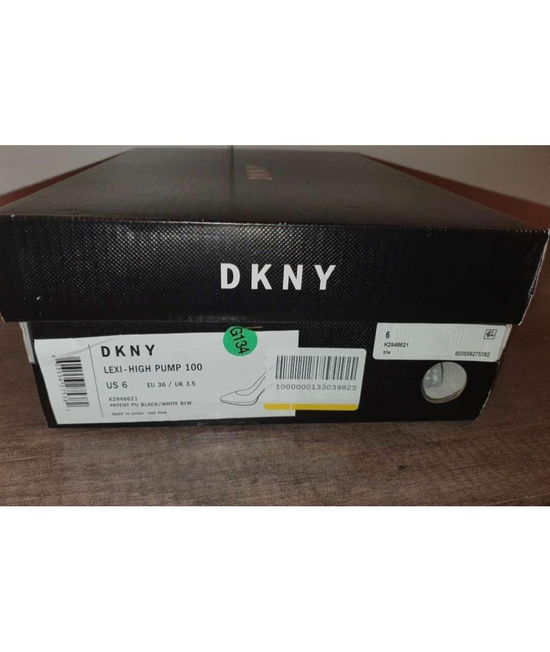 DKNY Черные туфли из искусственной кожи, фото 9