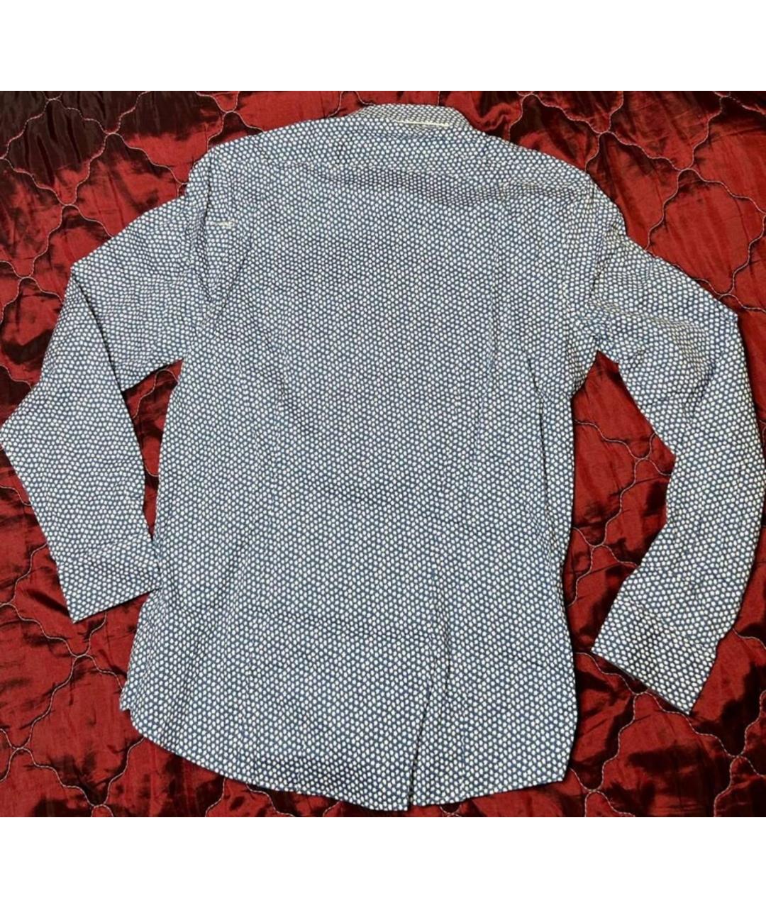 MICHAEL KORS Синяя хлопковая классическая рубашка, фото 3