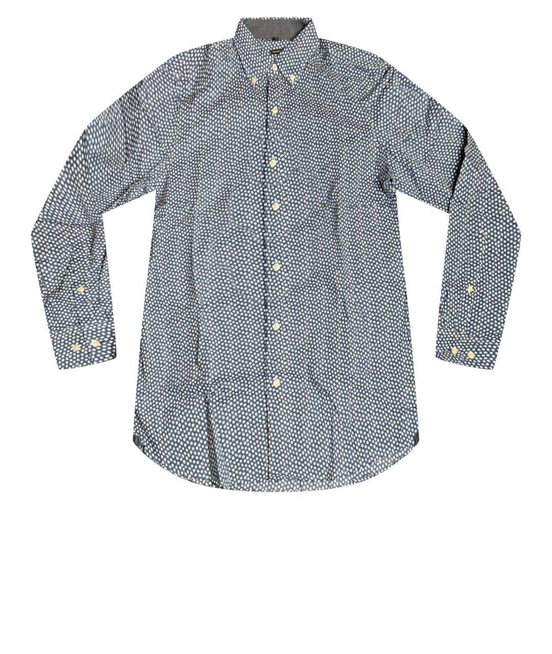 MICHAEL KORS Синяя хлопковая классическая рубашка, фото 1
