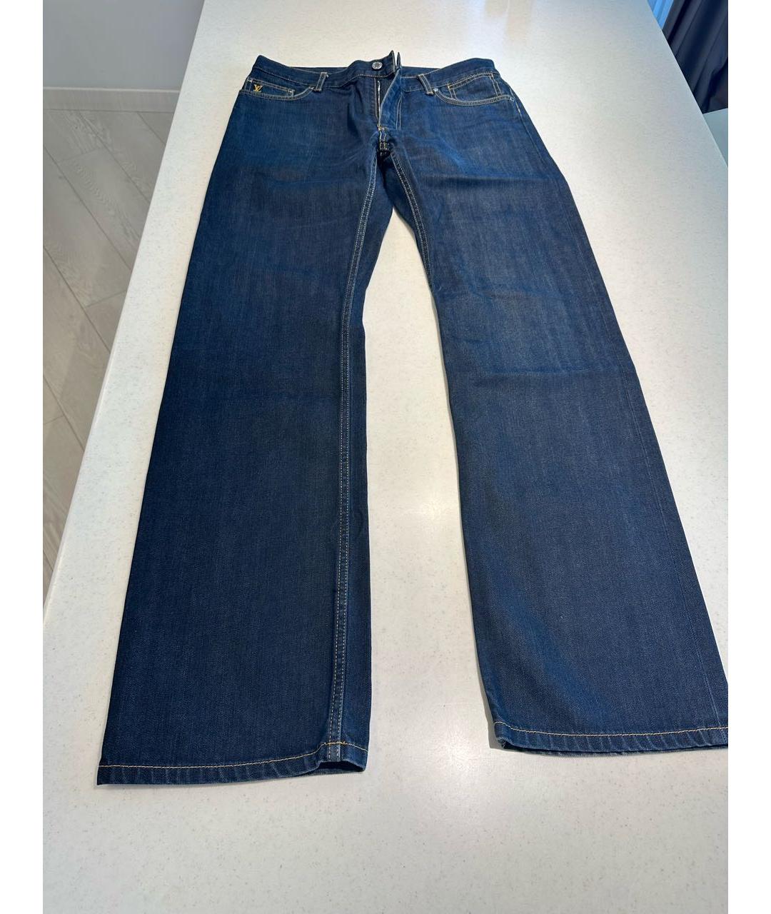LOUIS VUITTON PRE-OWNED Темно-синие джинсы, фото 5