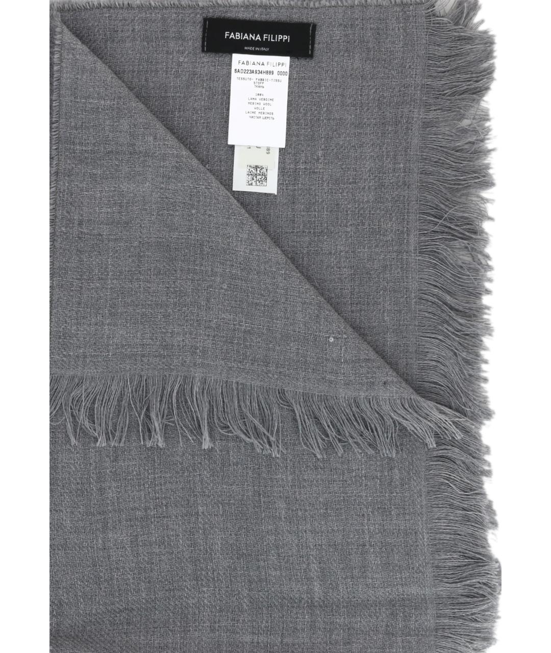 FABIANA FILIPPI Серый шарф, фото 2