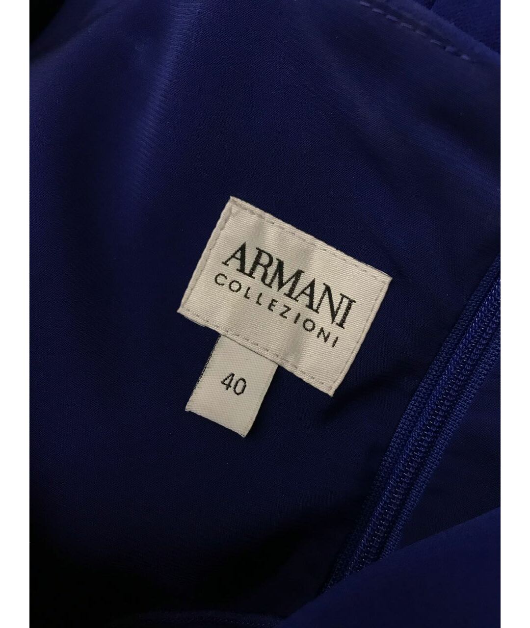 ARMANI COLLEZIONI Темно-синее платье, фото 3
