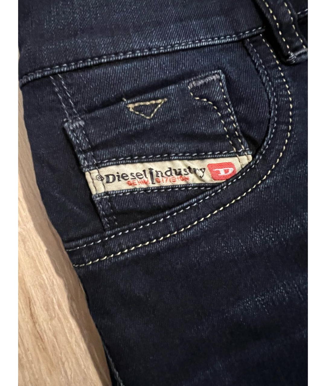 DIESEL Темно-синие джинсы слим, фото 4